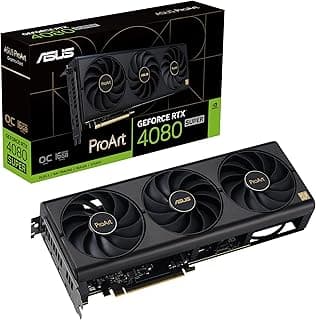 ASUS Placa de vídeo ProArt GeForce RTX 4080 super equipada OC Edition 16GB GDDR6X / PROART-RTX4080S-O16G 