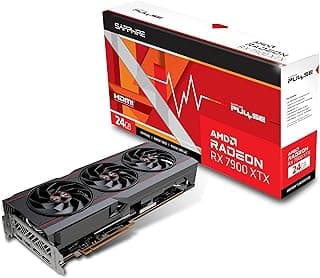 Placa gráfica para jogos Sapphire 11322-02-20G Pulse AMD Radeon RX 7900 XTX com 24GB GDDR6, AMD RDNA 3 