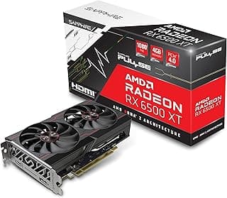 Placa de vídeo Sapphire 11314-01-20G Pulse AMD Radeon RX 6500 XT Gaming OC com 4GB GDDR6, AMD RDNA 2 