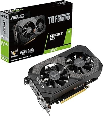 PLACA DE MICROPROCESSAMENTO ASUS 90YV0CT8-M0NA00 TUF-GTX1660TI-6G-EVO-GAMING ( GPU GTX 1660TI 6GB DDR6) 