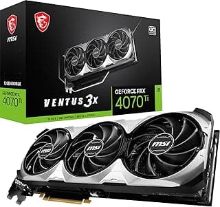 MSI, Placa de Vídeo NVIDIA RTX 4070 TI 12GB Ventus GDDR6 192 Bits 