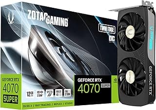 Placa de Vídeo Zotac Geforce Rtx 4070 Super Twin Edge Oc, 12gb, Gddr6x, 192bits - Zt-d40720h-10m 