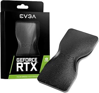 EVGA GeForce RTX NVLink SLI Bridge para RTX 3090, espaçamento de 4 compartimentos, 100-2W-0130-LR 