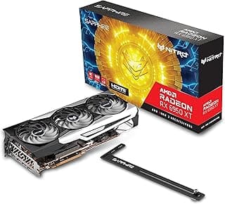 Placa de vídeo para jogos Sapphire 11317-02-20G Nitro+ AMD Radeon RX 6950 XT com 16GB GDDR6, AMD RDNA 2 