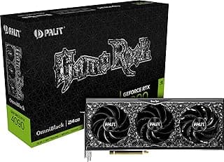 PLACA DE VIDEO PALIT GEFORCE RTX 4090 GAMEROCK Omniblack 24GB GDDR6X 384BIT -NED409019SB-1020Q 